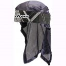 Dye Headwrap chevron/gray
