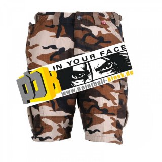 Dye Short Fort Bragg braun camo, Gr.34