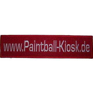 Paintball-Kiosk Aufnäher