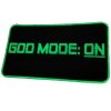 3D Rubber Patch:"GOD MODE ON - Night Glow"