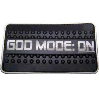 3D Rubber Patch: "GOD MODE ON"