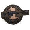 3D Rubber Patch "One Shot, one Kill" desert