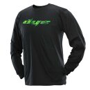 Dye Shirt Long Sleeve Scale Black