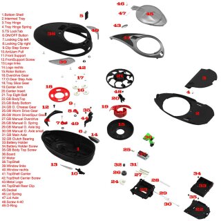 Dye Rotor Top Shell