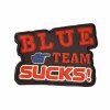 3D Rubber Patch "Blue Team Sucks"