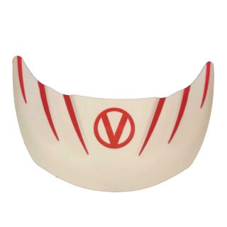 Stealth Visor Universal weiss/rot