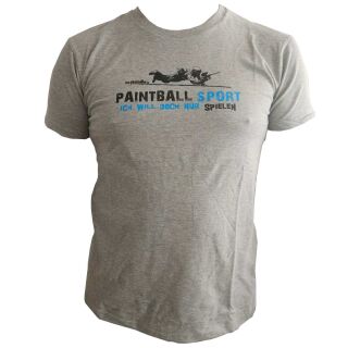 PbStadion Shirt "Ich will doch nur spielen" grau