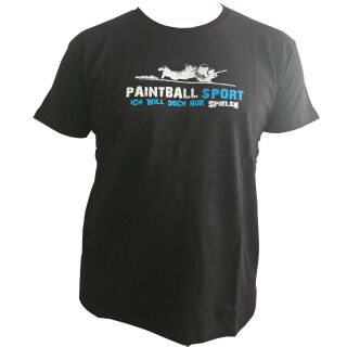 PbStadion Shirt "Ich will doch nur spielen" schwarz L