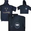 DLX Luxe Zip-Hoodie schwarz